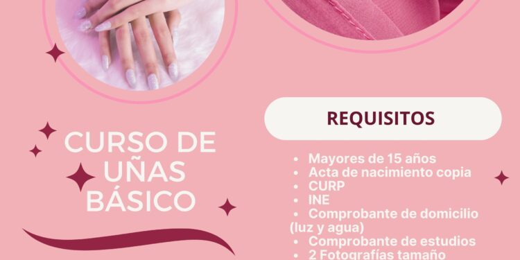 Convoca ICATLAX a pobladores de Ixtenco a participar en Curso de Colocación de Uñas Básico.