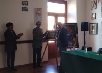 Rinde Ayuntamiento de Huamantla Homenaje a Raymundo Cobo Reyes.