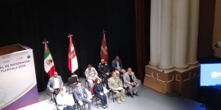 Realiza Mesa de Seguridad de Tlaxcala Informe Anual de Incidencia Delictiva 2024.