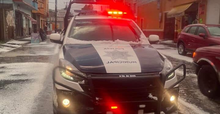 Inicia PC recorrido de daños tras tormenta en Huamantla.