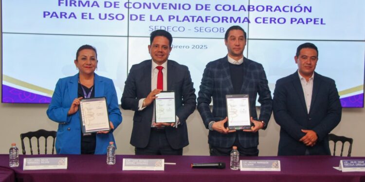 Tlaxcala avanza en el cuidado del medio ambiente, a través de la plataforma cero papel