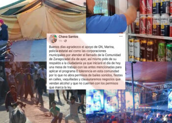 Suspendidos bailes sonideros, Vaquilladas y venta de alcohol en Zaragoza, Huamantla.