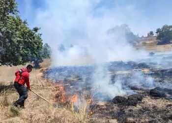 De enero a la fecha ha atendido PC más 100 incendios en Huamantla.
