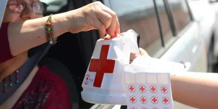 Continúa la colecta de la Cruz Roja en Huamantla.
