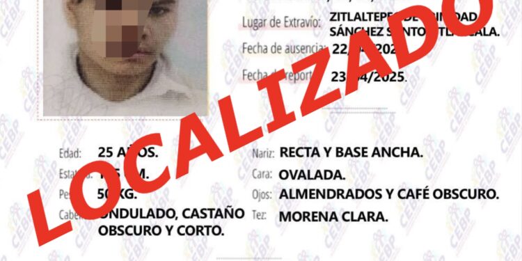 Localizan a Isaías, joven desaparecido en Zitlaltepec.