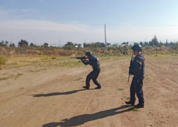 Policía Municipal de Huamantla fortalece su preparación táctica con curso de operaciones especiales.