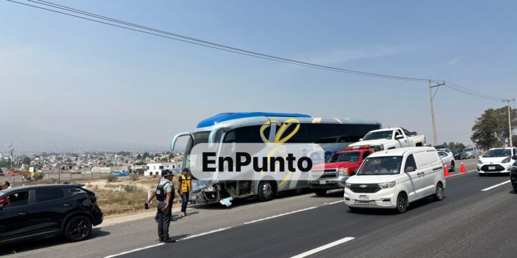 Carambola en Huamantla deja solo daños materiales.