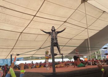 Disfrutan más de 8 mil infantes el “Festival de la Niña y el Niño” en Huamantla.