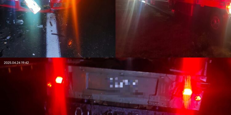 Choque entre unidad del Ejército Mexicano y vehículo deja dos personas lesionadas en Ixtenco.