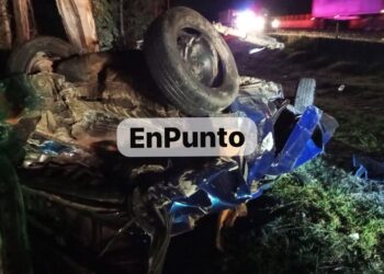 Mu3r3n dos hombres en accidente en Tocatlán