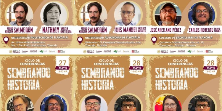 Ciclo de conferencias “sembrando historia” llegará a estudiantes tlaxcaltecas