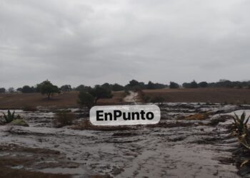 Evacuan a familias de al menos 10 viviendas tras desbordamiento de río en Atltzayanca.