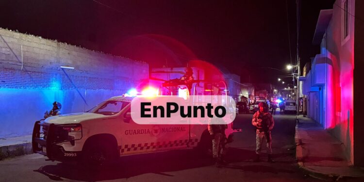 Elementos de los tres órdenes de gobierno realizan operativo en anexo de Huamantla.
