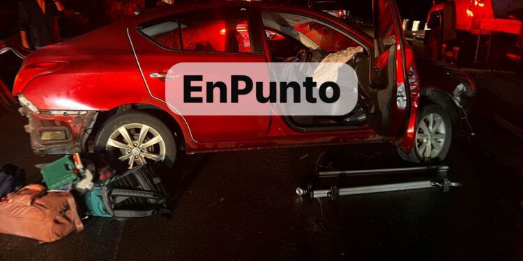 2 mujeres lesionadas deja choque en Cuapiaxtla.