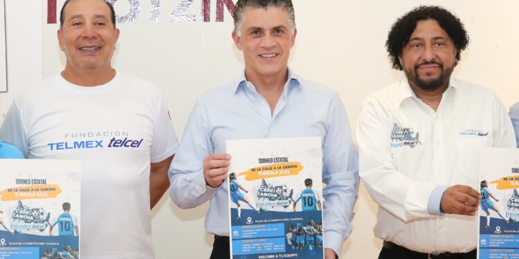 Respaldo total al deporte en Tlaxcala Capital, presenta el Presidente Alfonso Sánchez el Torneo Street Soccer