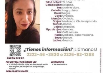 Madre de Sandra Vega, desesperada pide autoridades de Puebla y Tlaxcala, agilicen búsqueda de su hija.
