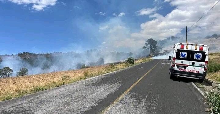 Controlan en un 100% incendio en Atltzayanca.