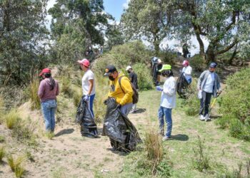 GOBIERNO DE HUAMANTLA Y COMUNIDAD DE JOSÉ MARÍA MORELOS SE UNEN A “TEQUIOS POR LA PAZ” POR UN ENTORNO MÁS LIMPIO