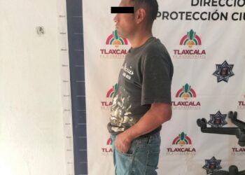 Policía Municipal de Tlaxcala detiene a sujeto por intento de robo en Tizatlán
