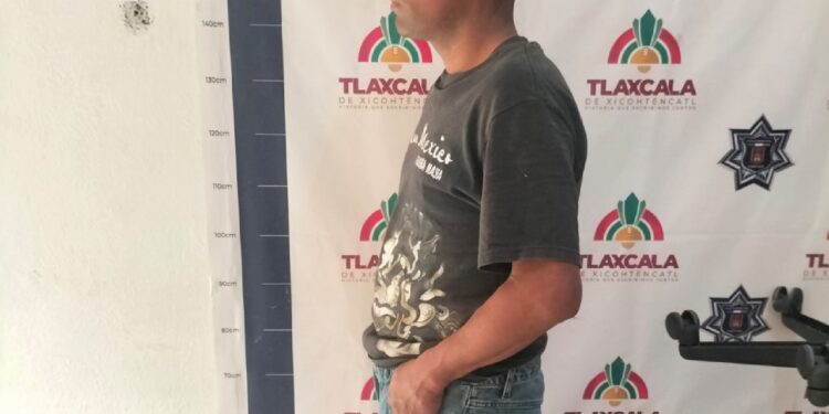 Policía Municipal de Tlaxcala detiene a sujeto por intento de robo en Tizatlán