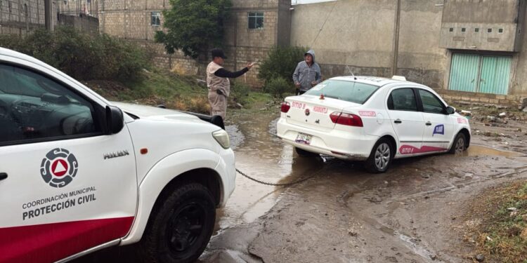 ATIENDE PROTECCIÓN CIVIL DE HUAMANTLA AFECTACIONES MENORES TRAS FUERTE LLUVIA VESPERTINA