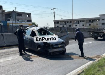 Aparatoso 4ccid3nt3 deja solo daños materiales en Huamantla.