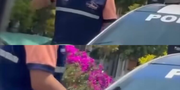 Exhiben a policías de Apizaco en presuntos actos de corrupción.