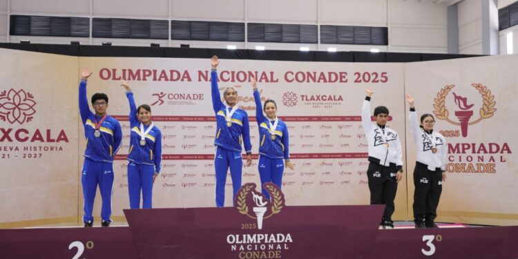 Supera Tlaxcala expectativas en gimnasia de trampolín de olimpiada nacional