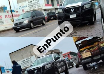 Conductor en estado de ebriedad choca contra camioneta de comerciantes en Terrenate.