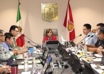 Encabeza gobernadora mesa de trabajo para protocolo de contingencias por fenómenos ambientales