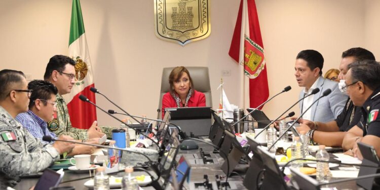 Encabeza gobernadora mesa de trabajo para protocolo de contingencias por fenómenos ambientales