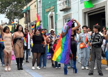 Saldo blanco en actividades de la diversidad LGBTTTIQ+ en Huamantla.