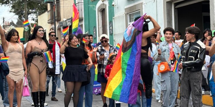 Saldo blanco en actividades de la diversidad LGBTTTIQ+ en Huamantla.