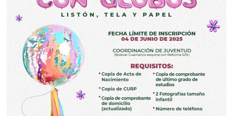 ACERCA GOBIERNO DE HUAMANTLA A LA CIUDADANÍA CURSO DE ICATLAX PARA APRENDER A DECORAR GLOBOS CON LISTÓN Y TELA