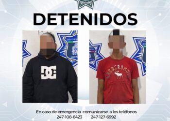 POLICÍA DE HUAMANTLA ASEGURA VEHÍCULO Y PRESENTA ANTE EL MP A DOS PRESUNTOS RESPONSABLES DE ROBO