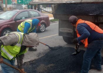 Gobierno de Huamantla pone en marcha Programa Emergente de Bacheo ante afectaciones por lluvias
