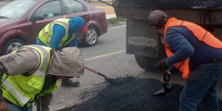 Gobierno de Huamantla pone en marcha Programa Emergente de Bacheo ante afectaciones por lluvias
