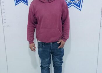 En Huamantla, se asegura a persona del sexo masculino por alteración al orden público