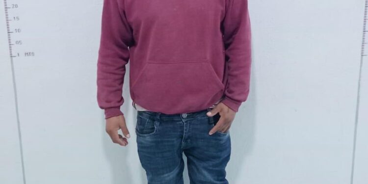 En Huamantla, se asegura a persona del sexo masculino por alteración al orden público