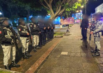 GUARDIA NACIONAL Y POLICÍA CAPITALINA REALIZAN OPERATIVO COORDINADO PREVENTIVO EL FIN DE SEMANA