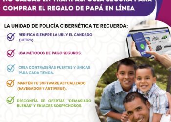 Evita fraudes y protege tus compras en línea por el día del padre: SSC