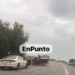 Vuelca camioneta en Cuapiaxtla; solo se registran daños materiales.