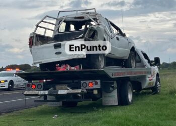 Vuelcan dos unidades en la Huamantla – Terrenate. 