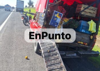 Comerciantes sufren 4ccid3nt3 en Huamantla.