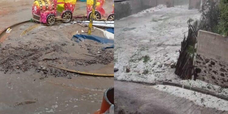 Atienden autoridades de los 3 niveles de gobierno, estragos tras lluvia en Tequexquitla.