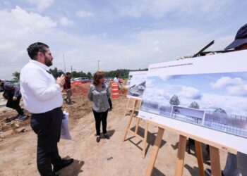 Supervisa gobernadora avances en las obras de la ciudad de la cultura y entretenimiento