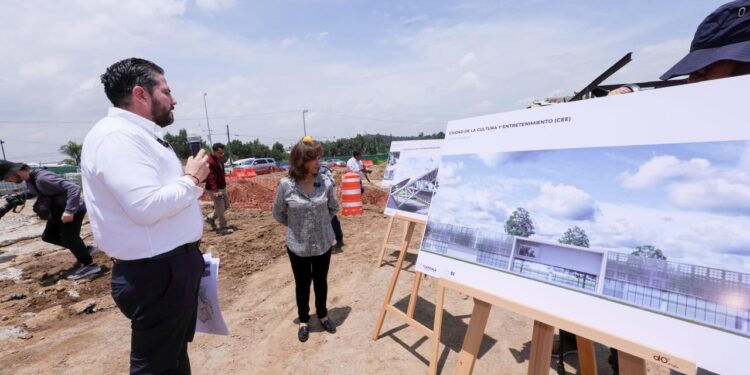 Supervisa gobernadora avances en las obras de la ciudad de la cultura y entretenimiento