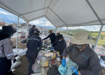 SMA y UAM realizan estudios técnicos en el relleno sanitario de atlangatepec