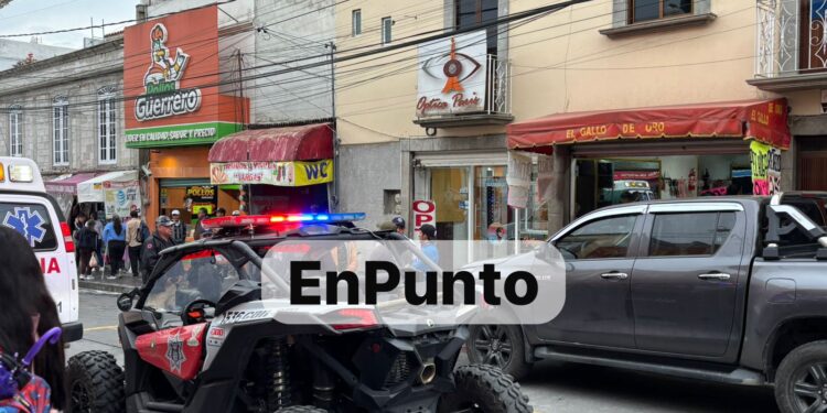 4puñ4l4n a hombre en la vía pública en Huamantla.