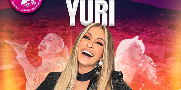 YURI llegará a Huamantla este 24 de agosto como parte de la Feria del Arte Efímero y la Dalia 2025
